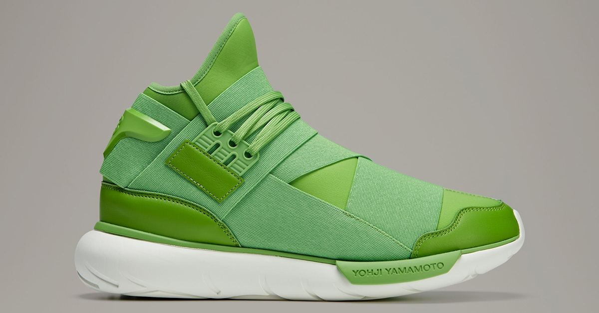 adidas Y-3 Qasa „Team Rave Green“ bei ausgewählten Online-Händlern